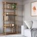 Estante 180 CM 6 Prateleiras Pes Madeira Oslo 27965 Hanover Artesano