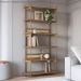 Estante 180 CM 6 Prateleiras Pes Metal Oslo 28965 Hanover Artesano