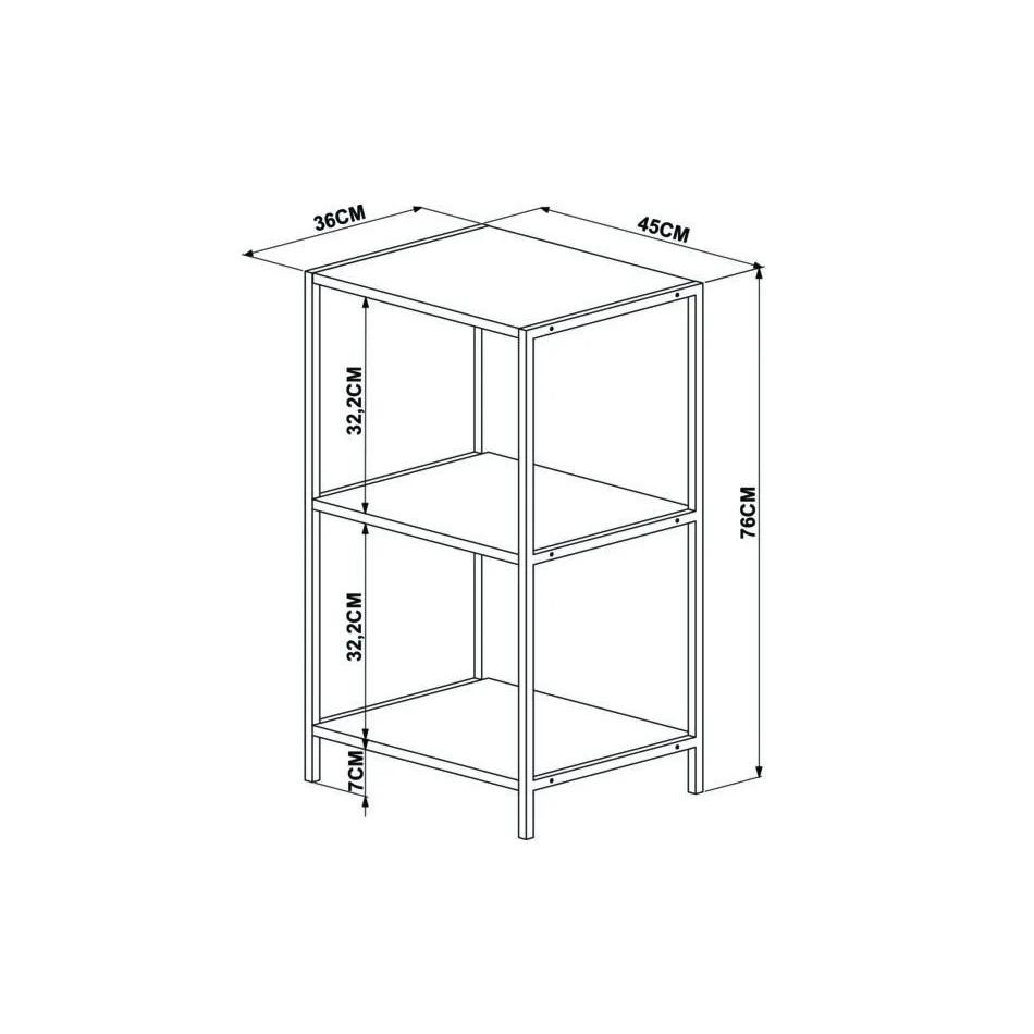 Estante Baixa Lateral 45Cm