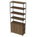 Estante Livreiro Multiuso Steel Quadra 2 Portas Vermont/Preto - Artesano