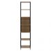 Estante Livreiro Multiuso Steel Quadra 27808 6 Prateleiras Vermont/Preto - Artesano