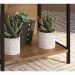 Estante Multiuso 03 Prateleiras Steel Quadra 27867 Vermont Preto Fosco Artesano