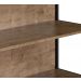 Estante Multiuso 03 Prateleiras Steel Quadra 27868 Vermont Preto Fosco Artesano