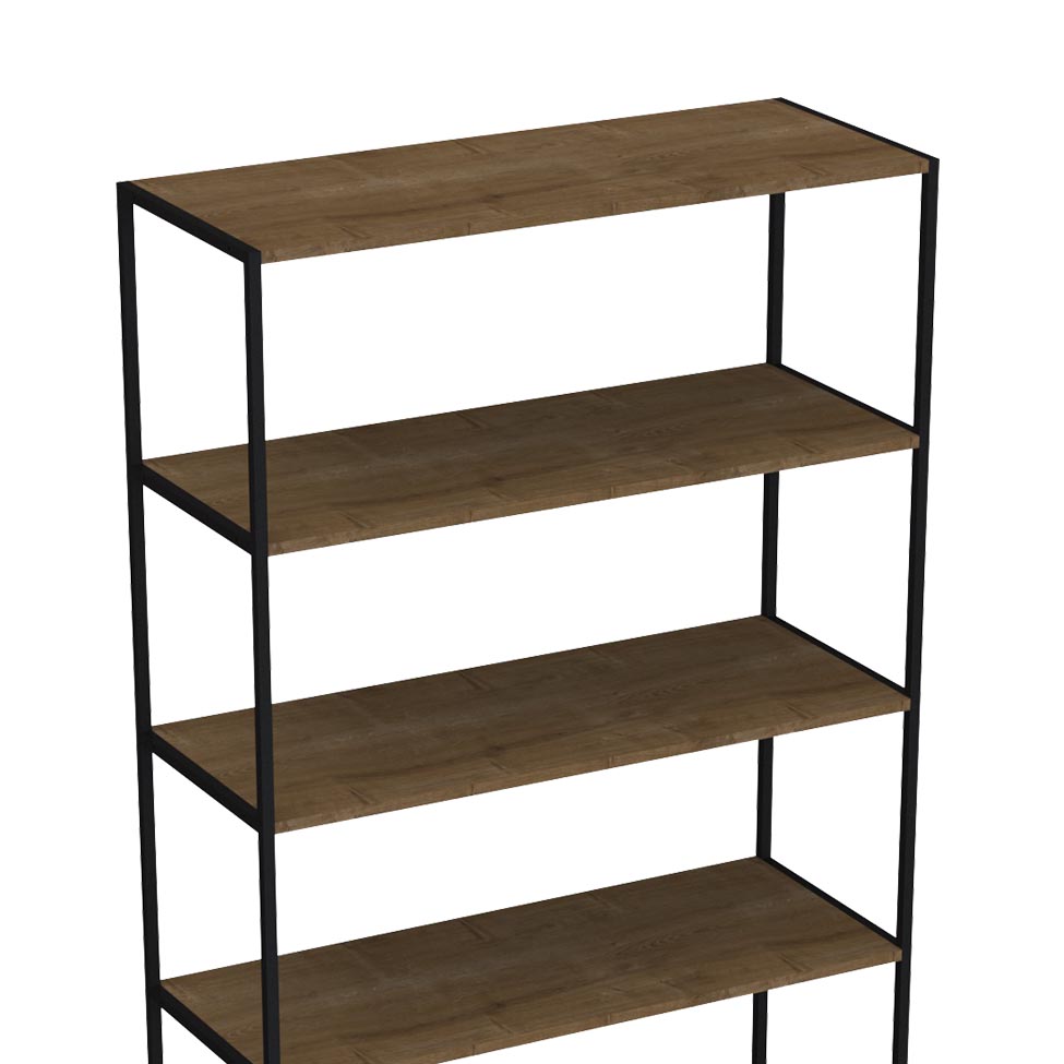 Estante Steel Quadra 2 PT Vermont