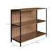 Estante Steel Quadra Vermont e Preta 90 cm