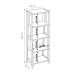 Estante Trend Hanover  Madeira e Off White