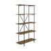 Estante Tube Industrial 5 Prateleiras Estrutura Preto Fosco - Vermont
