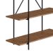 Estante Tube Preta e Vermont 180 cm