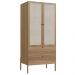 Guarda Roupa Solteiro Palhinha 28025 180x80 cm Hanover Artesano