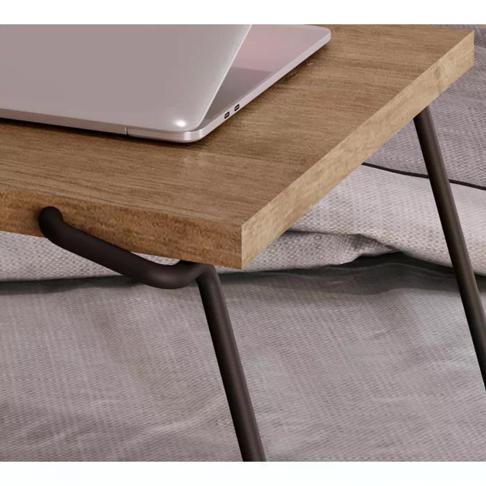 Mesa Articulavel Para Notebook / Café 27889 Linha Tube Vermont Preto Artesano