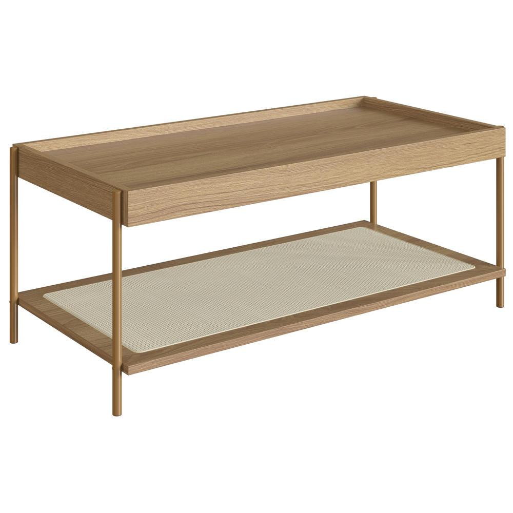 Mesa Centro 93 CM Pes Metal Oslo 28961 Hanover Artesano