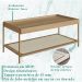 Mesa Centro 93 CM Pes Metal Oslo 28961 Hanover Artesano