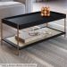 Mesa Centro 93 CM Pes Metal Oslo 28961 Nero Artesano