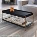 Mesa Centro 93 CM Pes Metal Oslo 28961 Nero Artesano