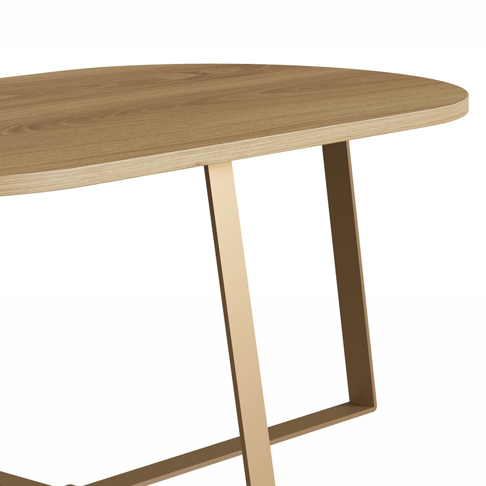 Mesa Centro Oval Complementos Hanover 90 cm