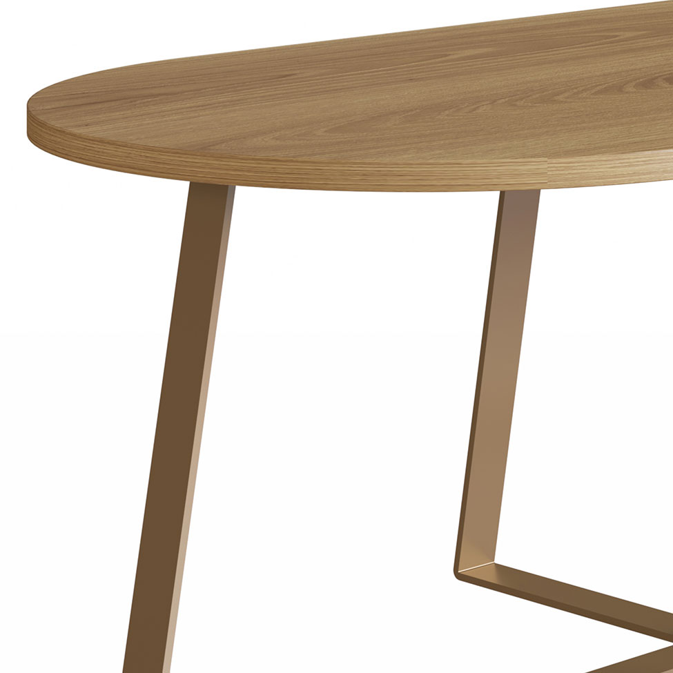 Mesa Centro Oval Complementos Hanover 90 cm