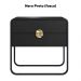 Mesa De Cabeceira 2G Organica 60 cm 28062 Nero Preto Artesano