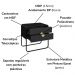 Mesa De Cabeceira 2G Organica 60 cm 28062 Nero Preto Artesano