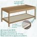 Mesa De Centro 93 CM Pes Madeira Oslo 27961 Hanover Artesano
