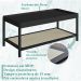 Mesa De Centro 93 CM Pes Madeira Oslo 27961 Nero Artesano