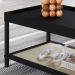 Mesa De Centro 93 CM Pes Madeira Oslo 27961 Nero Artesano