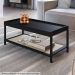 Mesa De Centro 93 CM Pes Madeira Oslo 27961 Nero Artesano