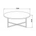 Mesa De Centro Aço Preto 27856 Linha Complementos Vermont Artesano