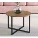 Mesa De Centro Est Aço 27857 Linha Complementos Vermont Preto Artesano