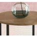 Mesa De Centro Est Aço 27857 Linha Complementos Vermont Preto Artesano