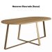 Mesa De Centro Para Sala De Estar 27941 Hanover Dourado Artesano