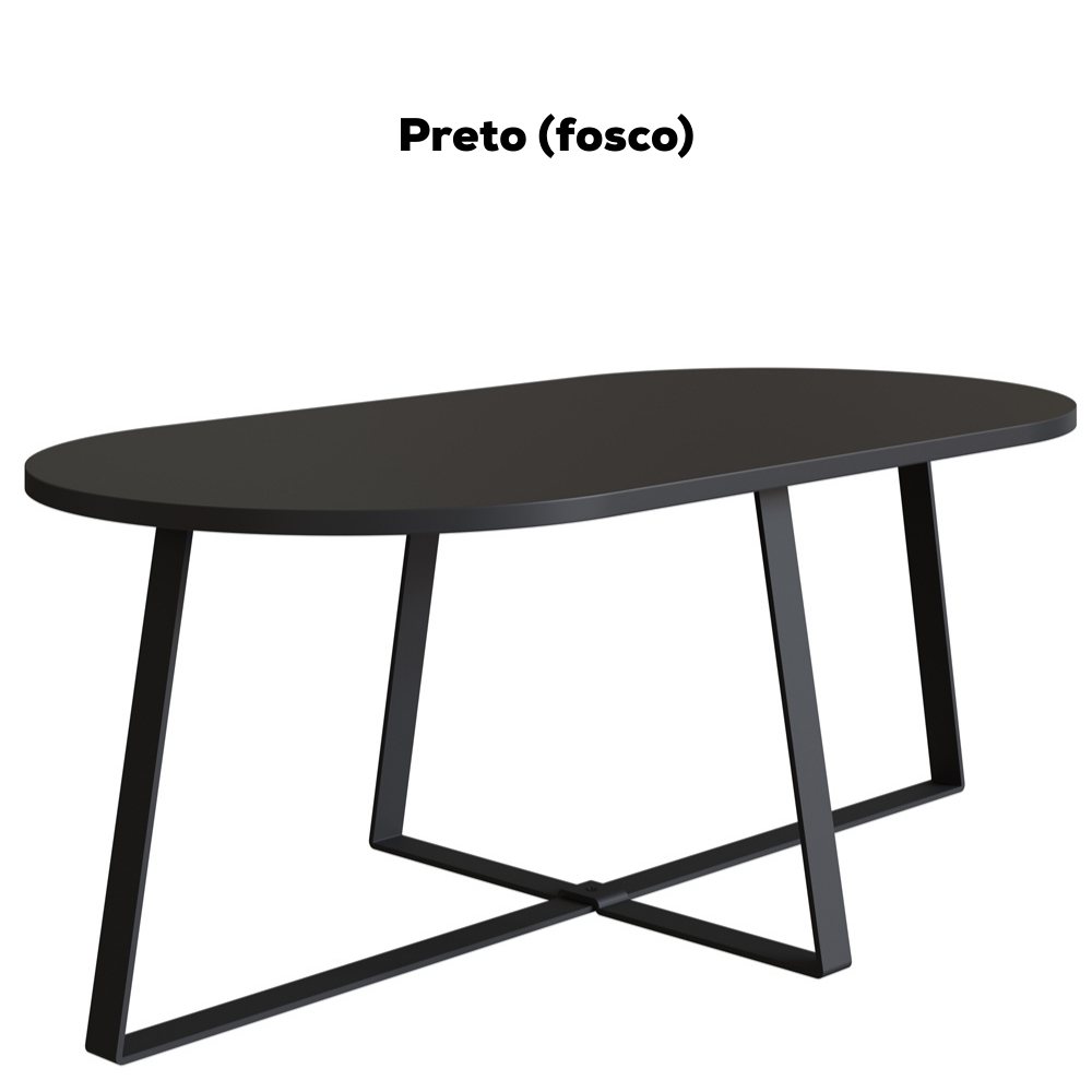 Mesa De Centro Para Sala De Estar 27941 Preto Artesano
