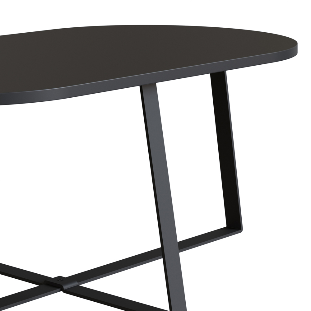 Mesa De Centro Para Sala De Estar 27941 Preto Artesano