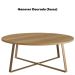 Mesa De Centro Para Sala De Estar 27947 Hanover Dourado Artesano