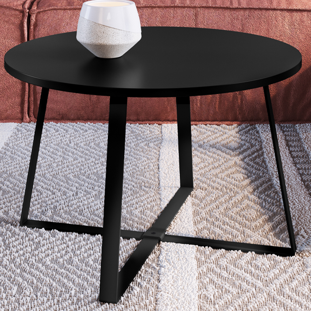 Mesa De Centro Para Sala De Estar 27948 Preto Artesano