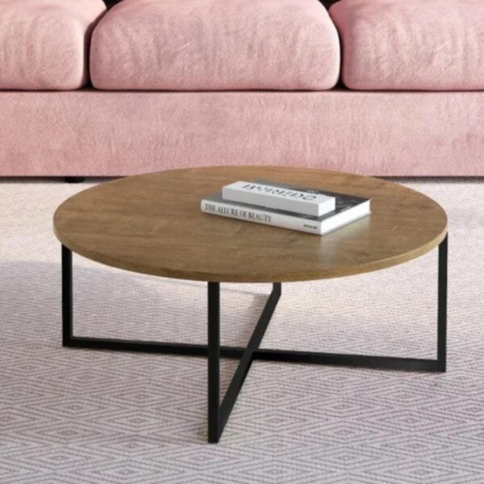 Mesa De Centro Redonda 70Cm