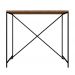 Mesa De Jantar 100x60 Steel Quadra 27817 Vermont Preto Fosco Artesano
