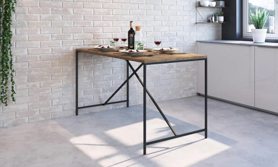 Mesa De Jantar 136Cm Steel Quadra