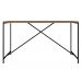 Mesa De Jantar 136x69 Steel Quadra 27818 Vermont Preto Fosco Artesano