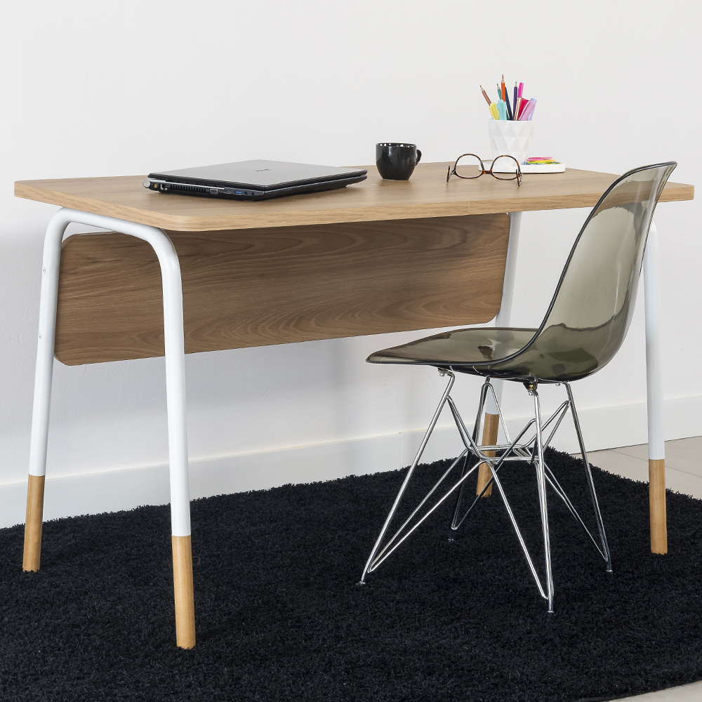 Mesa Escrivaninha 120 cm 27989 Hanover Branco Artesano