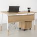 Mesa Escrivaninha 136 cm 27988 Hanover Branco Artesano