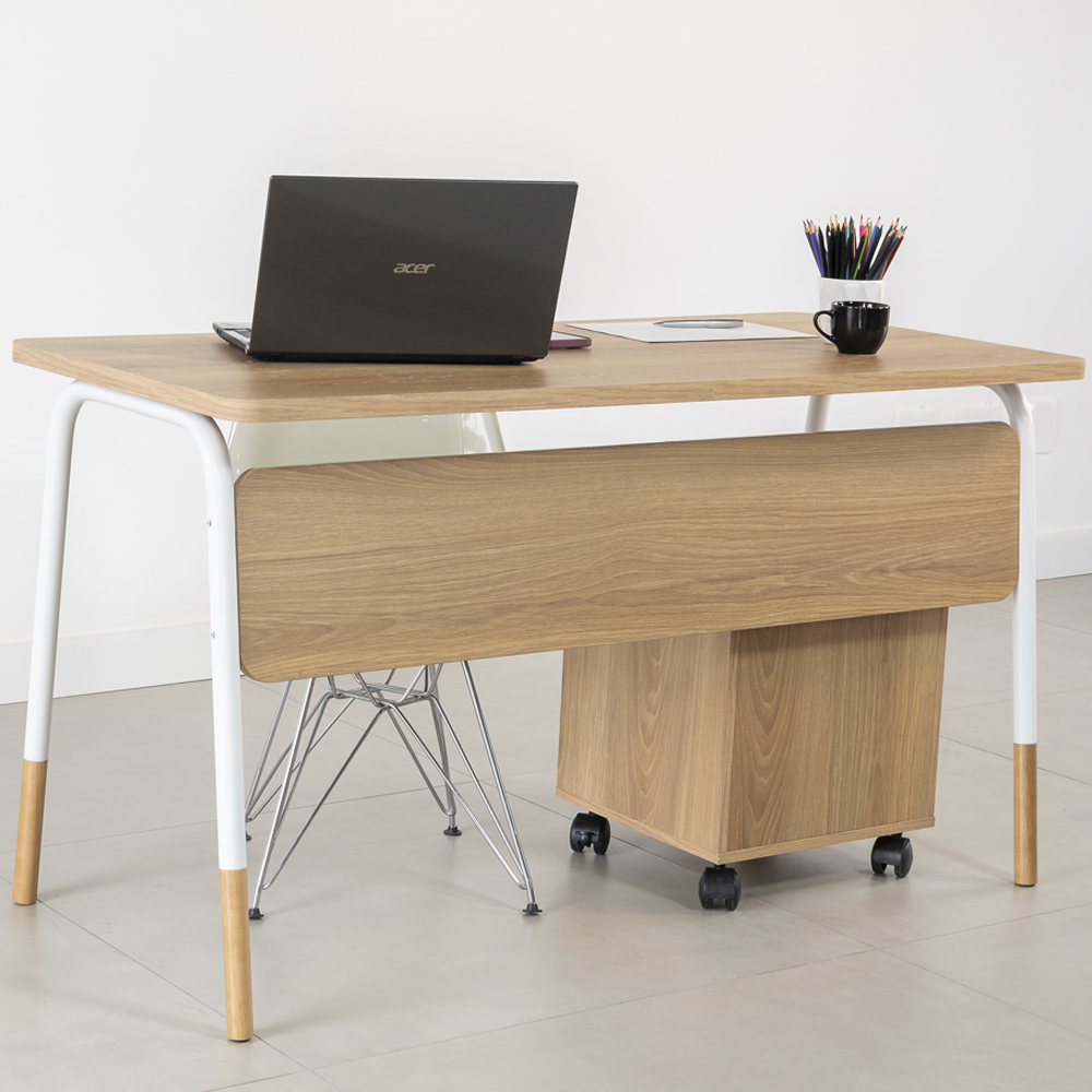 Mesa Escrivaninha 136 cm 27988 Hanover Branco Artesano