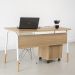Mesa Escrivaninha 136 cm 27988 Hanover Branco Artesano