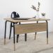 Mesa Escrivaninha 136 cm 27988 Hanover Preto Artesano