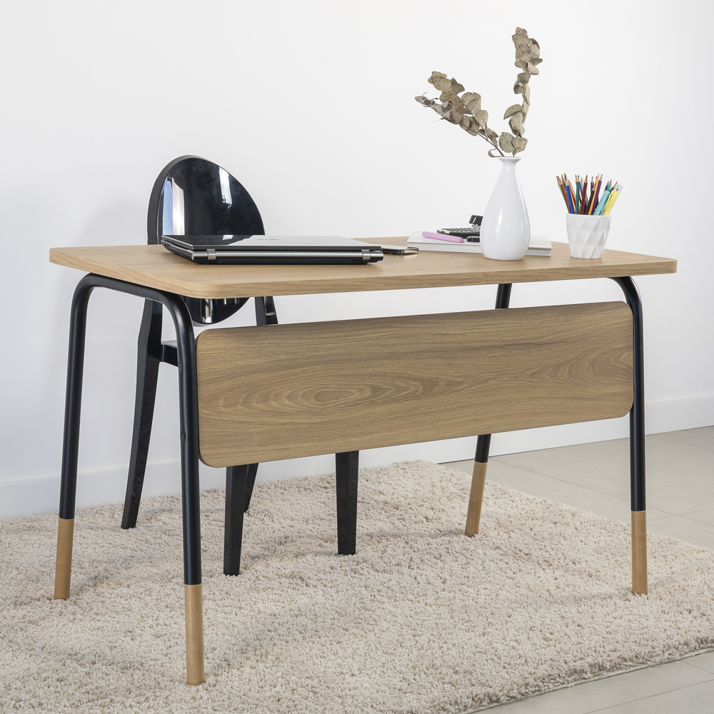 Mesa Escrivaninha 136 cm 27988 Hanover Preto Artesano