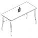 Mesa Escrivaninha 136 cm 27988 Hanover Preto Artesano
