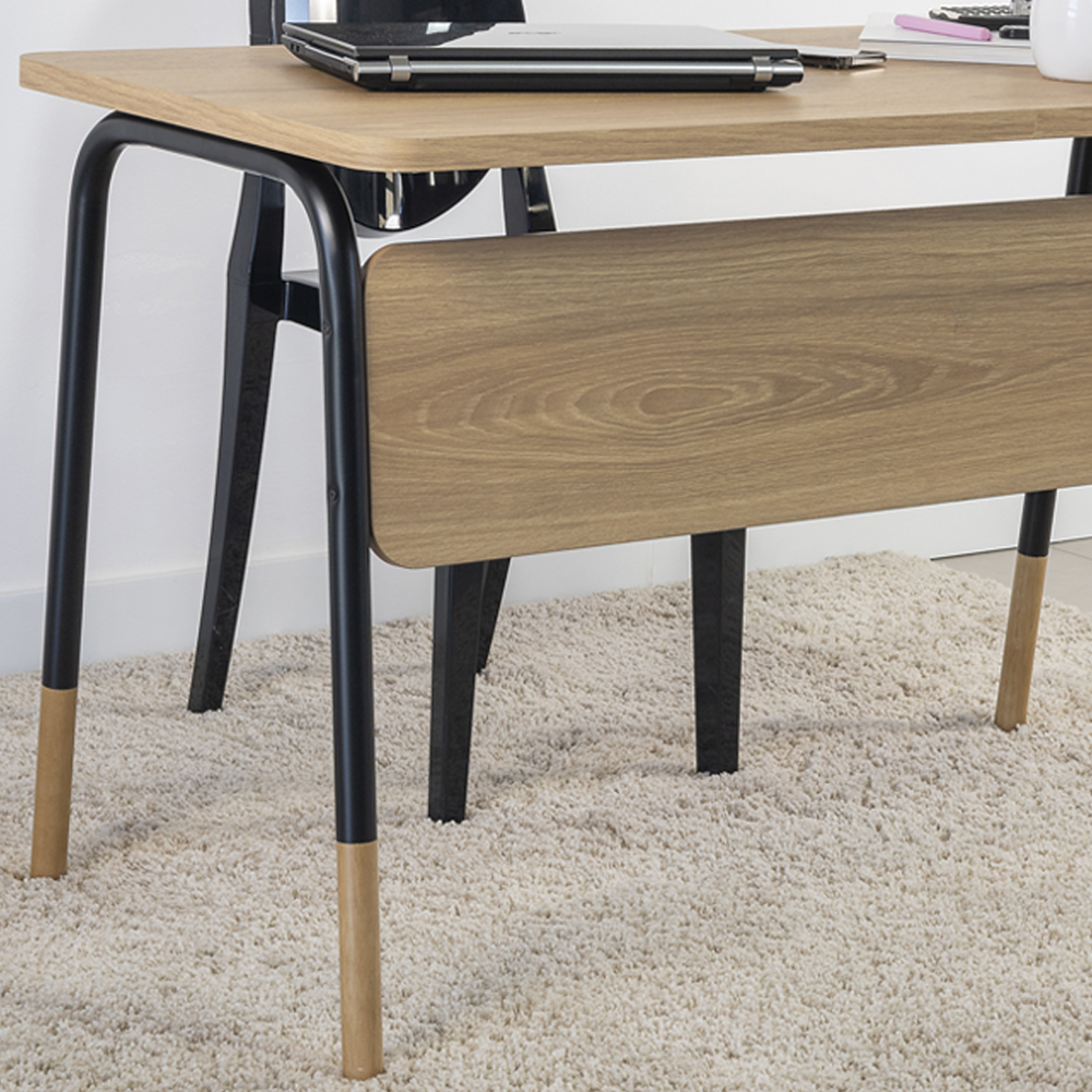 Mesa Escrivaninha 136 cm 27988 Hanover Preto Artesano