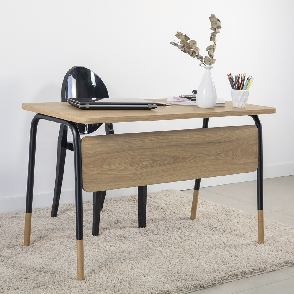 Mesa Escrivaninha 136 cm 27988 Hanover Preto Artesano