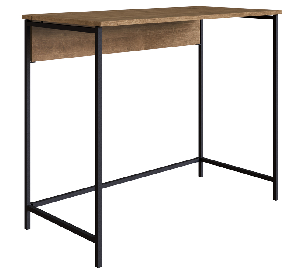 Mesa Escrivaninha Dobravel 90CM 27893 Vermont Preto Artesano