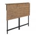 Mesa Escrivaninha Dobravel 90CM 27893 Vermont Preto Artesano