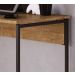 Mesa Escrivaninha Dobravel 90CM 27893 Vermont Preto Artesano